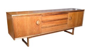 BEAUTILITY FURNITURE - MID CENTURY TEAK LONG JOHN SIDEBOARD