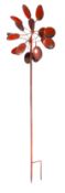 LARGE PAINTED METAL WEATHER VANE / WIND SCULPTURE