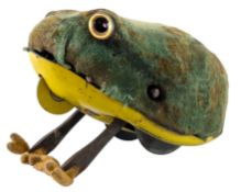 VINTAGE WEST GERMAN US ZONE SCHUCO TIN PLATE FLIPO FROG