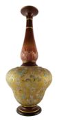 ROYAL DOULTON SLATERS STONEWARE TALL VASE