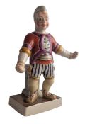 19TH CENTURY VICTORIAN STAFFORDSHIRE GRIMALDI FIGURINE
