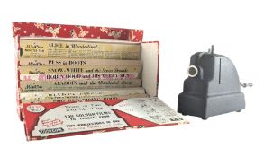 MINI CINE PROJECTOR IN ORIGINAL BOX WITH FILMS / STILLS