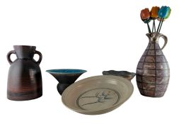 MID CENTURY STUDIO POTTERY INCLUDING JOHN HARLOW