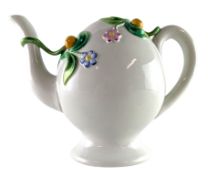 A LATE 19TH/EARLY 20TH CENTURY COPELAND GLAZED PUZZLE TEAPOT