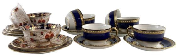 A 20TH CENTURY ROYAL CROWN DERBY - IMARI - PART TEA SET