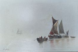 EDWARD HENRY EUGENE FLETCHER - LATE 19TH / EARLY 20TH CENTURY OIL ON CANVAS