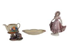 COLLECTION OF EARLY 20TH CENTURY ART DECO CERAMIC AND PORCELAIN PIECES