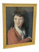 THE BOY IN RED FRAMED AND GLAZED PRINT AFTER VIGEE-LEBRUN