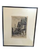 EARLY 20TH CENTURY SIR FRANK SHORT POOLE ETCHING