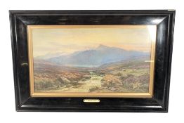 A MOORLAND STREAM - PRINT FRAMED AND GLAZED