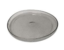 LARGE LATE 20TH CENTURY ABSTRACT STUDIO GLASS TRAY