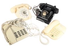 COLLECTION OF VINTAGE 20TH CENTURY BT & OTHER TELEPHONES EXAMPLES