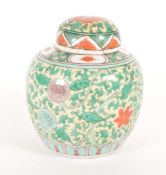 19TH CENTURY CHINESE PORCELAIN GINGER JAR