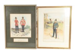 TWO MILITARY INTEREST PRINTS