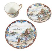 NORITAKE - EARLY 20TH CENTURY JAPANESE PORCELAIN CUP & SAUCER