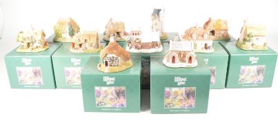 LILLIPUT LANE - ELEVEN LATE 20TH CENTURY BOXED COTTAGE FIGURES