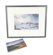 STEVEN THOR JOHANNESON - WATERCOLOUR PAINTING CORNWALL