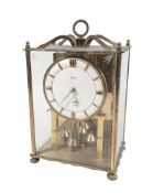 KOMA, GERMANY - 1970S GILT BRASS ANNIVERSARY CLOCK