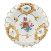 MEISSEN Prunkschale, 2. Wahl, vor 1924.