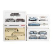 MÄRKLIN 4-tlg Konvolut Zug- und Wagensets, Spur H0,