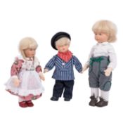 KÄTHE KRUSE 3-tlg Konvolut Puppen, tlw. aus Sondereditionen, 1990er Jahre,