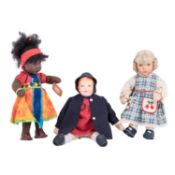 KÄTHE KRUSE 3-tlg Konvolut Puppen, 20./21. Jh.