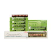 MÄRKLIN 2-tlg Konvolut aus Lok und Wagen-Set, Spur H0,