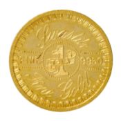 Indien/GOLD 1 Tola Mumbai 20.Jh