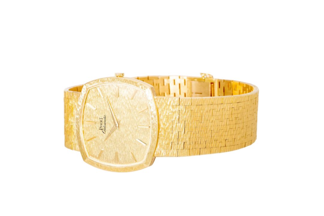 PIAGET Vintage Ref 12401A6. Goldene Herrenuhr. - Bild 5 aus 6