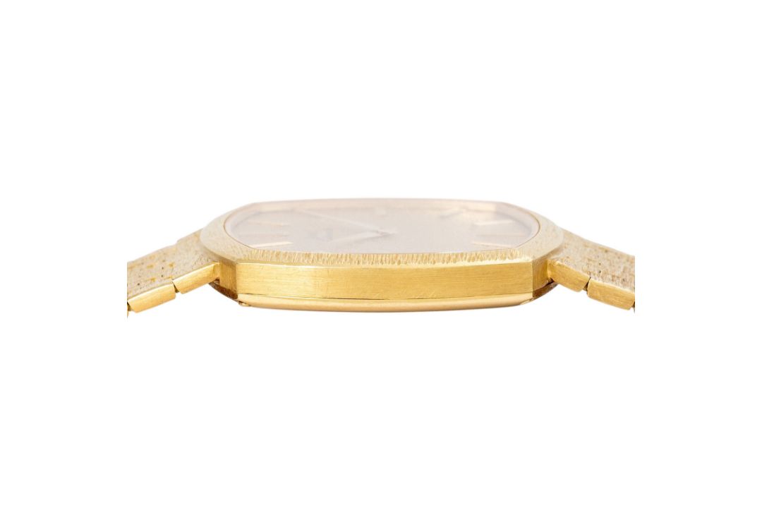 PIAGET Vintage Ref 12401A6. Goldene Herrenuhr. - Bild 4 aus 6