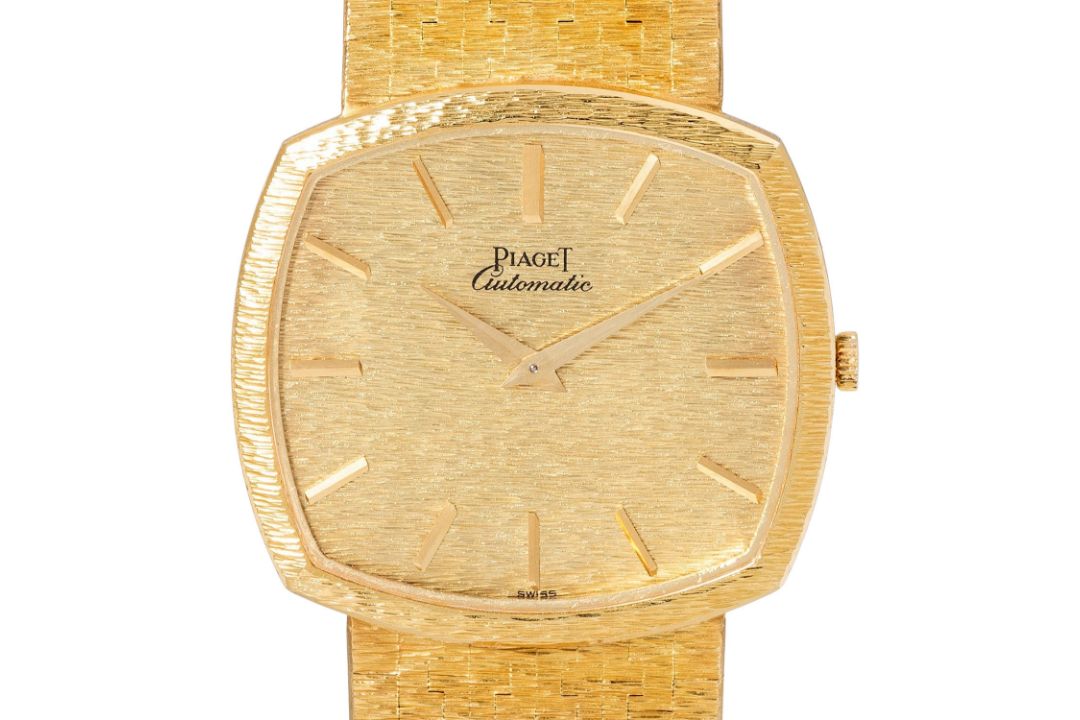PIAGET Vintage Ref 12401A6. Goldene Herrenuhr. - Bild 1 aus 6