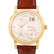 A. LANGE & SÖHNE Neo-Vintage "Lange 1" Herren Armbanduhr, Ref. 101.021. Aus 1997.