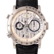 PARMIGIANI FLEURIER Bugatti "Atalante Flyback Chronograph" Herrenuhr, Ref. PFC329. Full Set 2012.