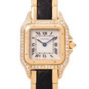 CARTIER Panthere "Factory Diamond" Damenuhr, Ref. 86691.