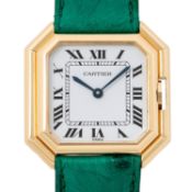 CARTIER seltene Vintage Ceinture "Jumbo" Paris Zifferblatt Herrenuhr, Ref. 17001. Ca. 1970er Jahre