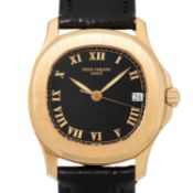 PATEK PHILIPPE Neo-Vintage Aquanaut "Solid Caseback" Herrenuhr, Ref. 5060J-001. Aus 1998.