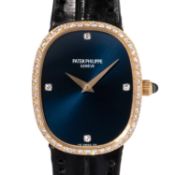 PATEK PHILIPPE Vintage Ellipse d'Or "Factory Diamanten", Ref. 4382. Aus 1978. 