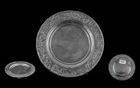 Chinese 19th Century Small Silver Footed