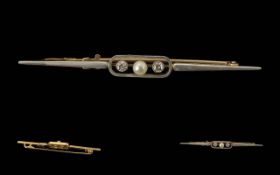 Ladies Art Deco Period 15ct Gold & Plati