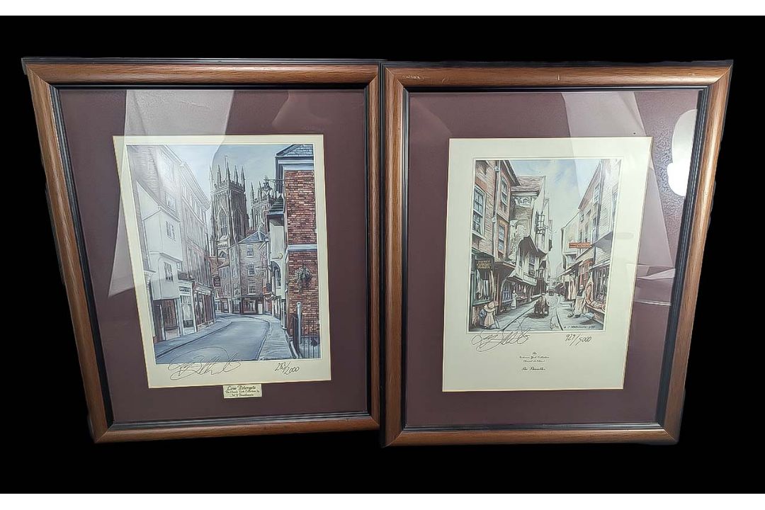 Collection of Three Framed Prints, comprising 'The Shambles' 929/5000, 'Low Petergate' 283/2000, and - Image 2 of 2
