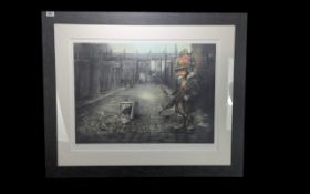 Large Modern Graffiti Art Limited Editio