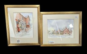 Pair of Water Colours by Gordon Wilkinso
