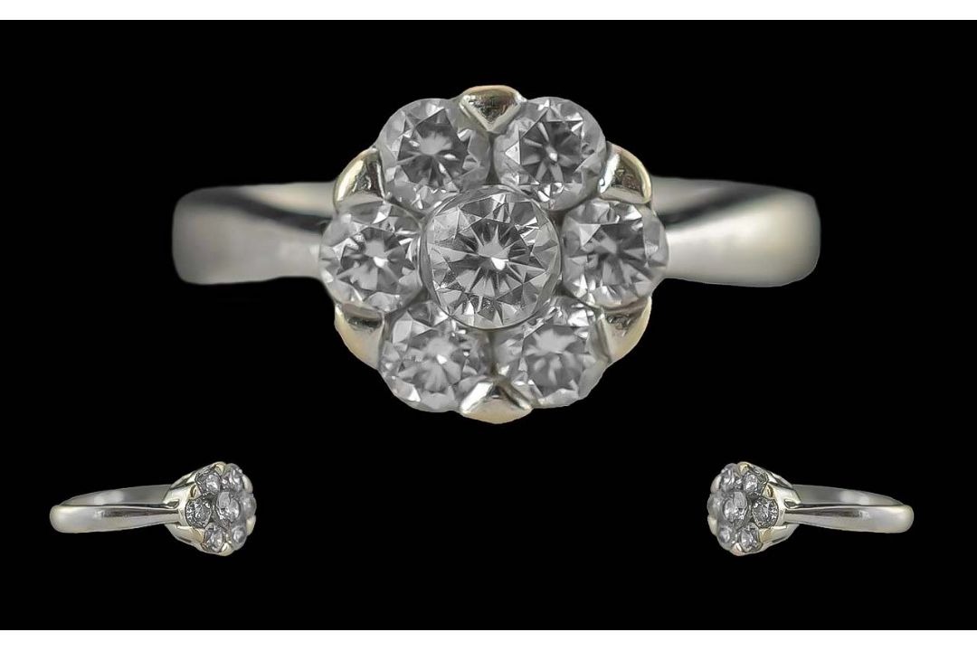 Ladies Superb Quality 14ct White Gold Co