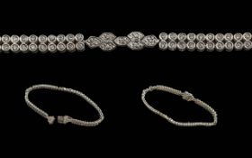 Ladies Excellent 14ct White Gold Diamond