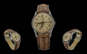 Roamer Calendar 17 Jewels - Gents Mechanical and Antimagnetic Wrist Watch. c.1940's. Working