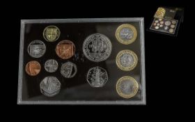 Royal Mint - The 2009 United Kingdom Proof Coin Set. Features Kew Gardens Proof Struck 50 Pence