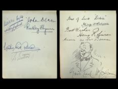 Autograph Interest - Cricketer Vince Brodericks Testimonial Season, Full Squad Of Signatures, also