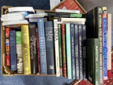 Box of Travel Related Books, several countries covered, including Old Yugoslavia, Venice, the