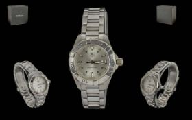 TAG Heuer Ladies Aquaracer Stainless Steel Quartz Wrist Watch. Model Ref BA0920. Features Water
