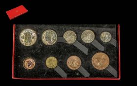 Royal Mint George VI 1950 9 Coin Specimen Set, Boxed. Mint Condition - Please Confirm with Photo.